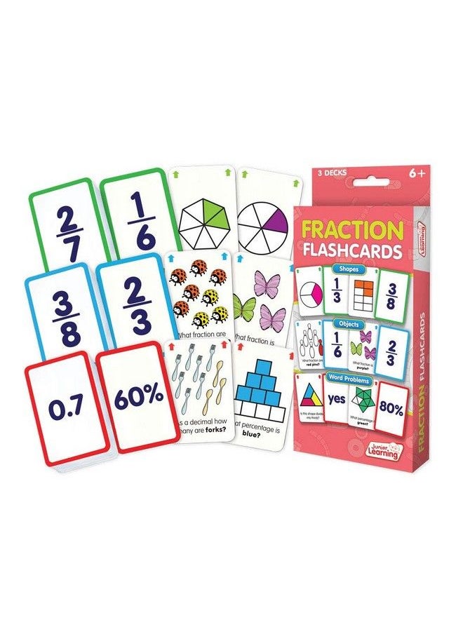 Junior Learning Fraction Flashcards Multi  - Image 2