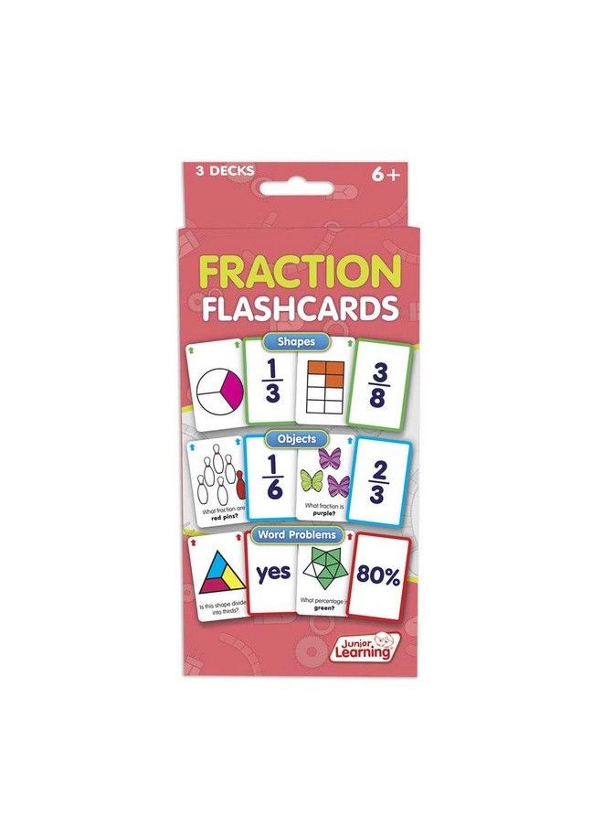 Junior Learning Fraction Flashcards Multi  - Image 3