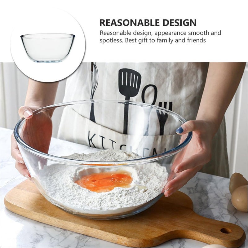Large 1000ml Glass Salad Bowl Microwave Safe Japanese Style Noodle Soup Rice Bowl - Image 4