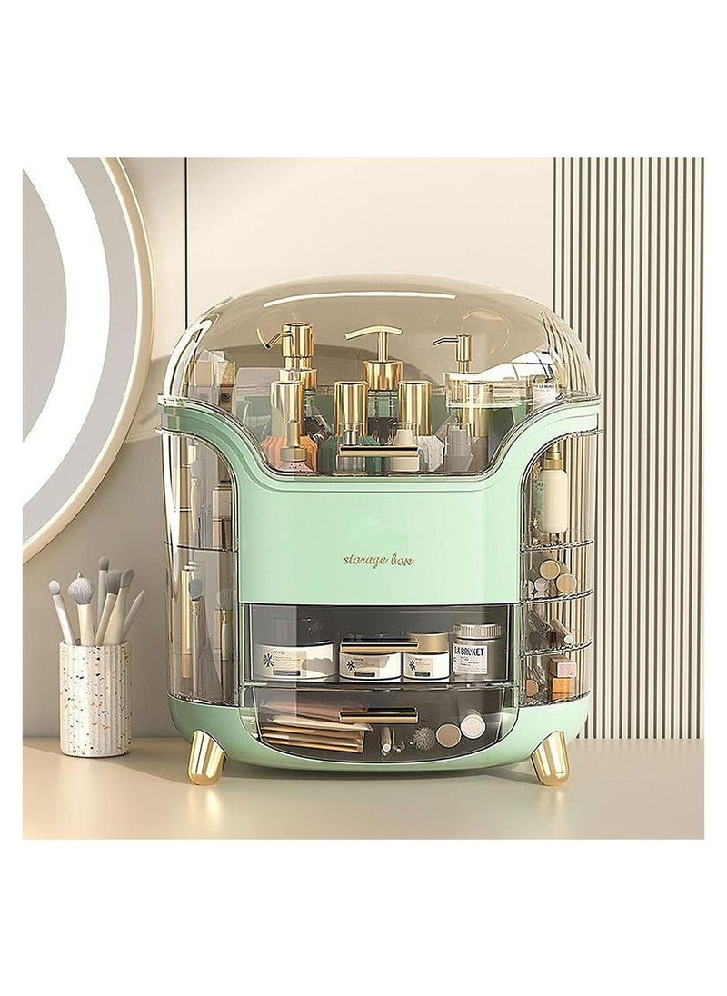 Cool Baby COOLBABY Makeup Organizer and Storage Cosmetics Organizer Box for Countertop with Lid Drawers Cosmetics Skincare Organizers Box  - Image 3