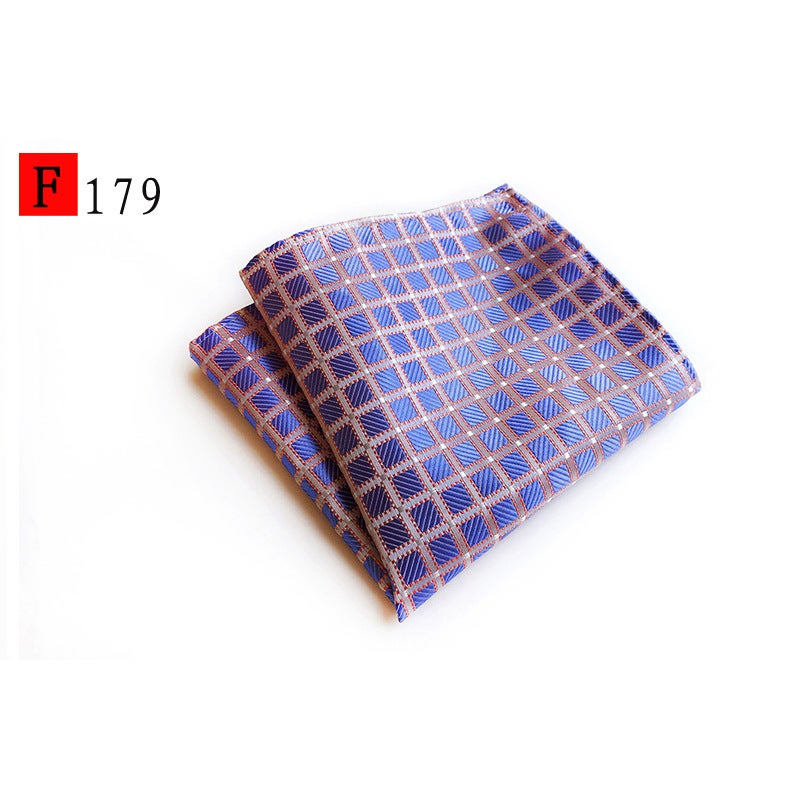 Men'S Pocket Towel New Small Square Cashew Flower Striped Breast Towel Small Square Towel Handkerchief Towel - Image 1