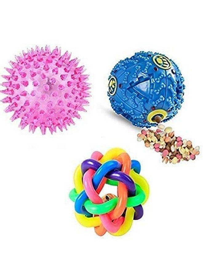 ألعاب للحيوانات الأليفة كرات مكافأة الحيوانات الأليفة، ألعاب تفاعلية لتوزيع مكافأة الطعام للحيوانات الأليفة، لعبة كرة مضغ خفيفة، ألعاب ألغاز للحيوانات الأليفة، ألعاب صرير من المطاط الطبيعي - Image 1