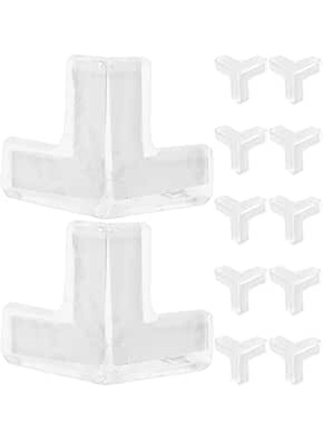 12 Pcs Soft Impact Resistant Corner Guards For Furniture Tables Cabinets Desktops - Image 1