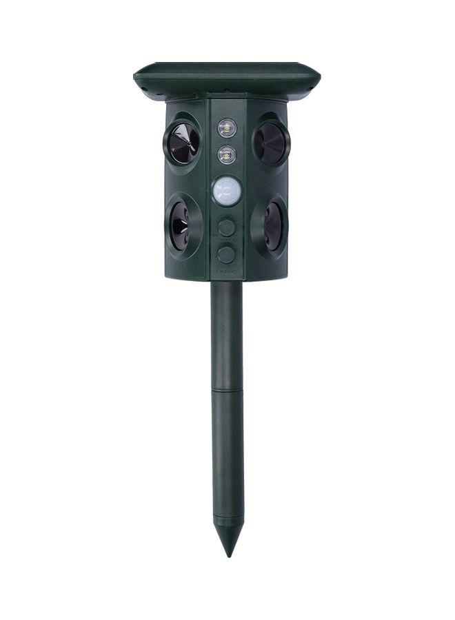 نيبمينينت Solar Waterproof Ultrasonic Animal Repeller Pest Green - Image 1