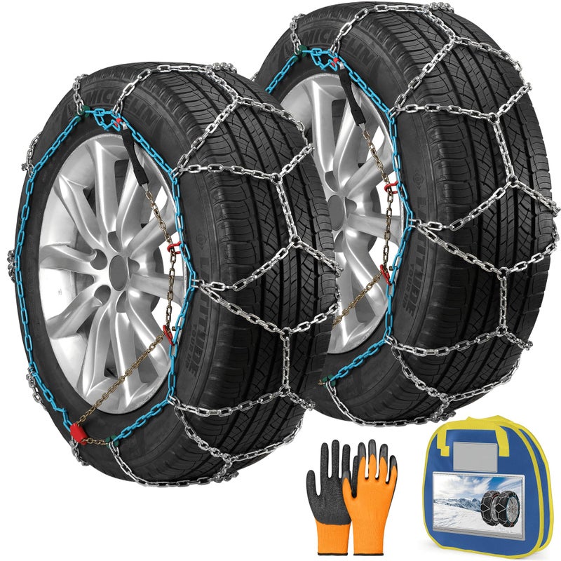 AutoChoice Snow Tire Chains for Light Truck SUV Pickup Trucks, Set of 2ï¼ˆSC-RV265ï¼‰ - Image 1