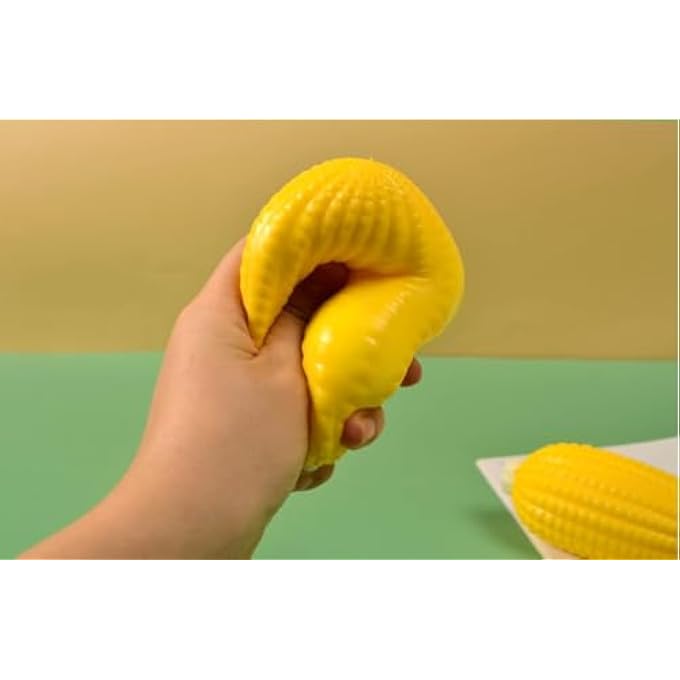 YOYOSTORE 1 Pc Corn Squishies Stress Relief Novelty Toy Friends Prank Trick Anxiety Relief - Image 4