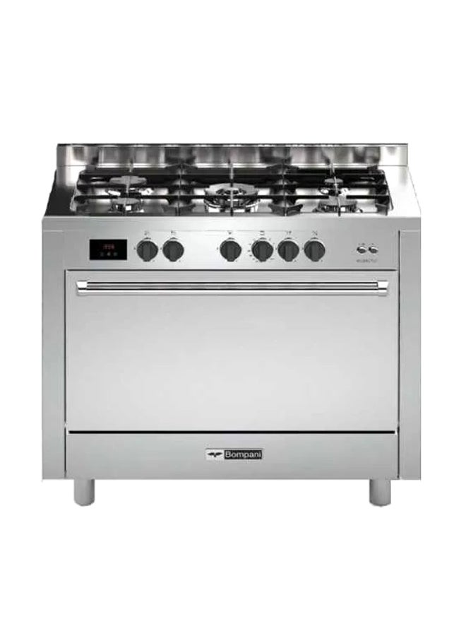 Bompani Gas Cooker - 5 Burners - 100x60x85 cm TECH100.GG5TCIX silver - Image 1