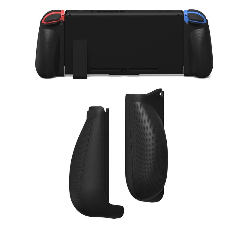 IFYOO SGSX1 Ergonomic Grip Compatible with Switch Joycon Controller, Grip Case Compatible with Joy Con - Black - Image 1