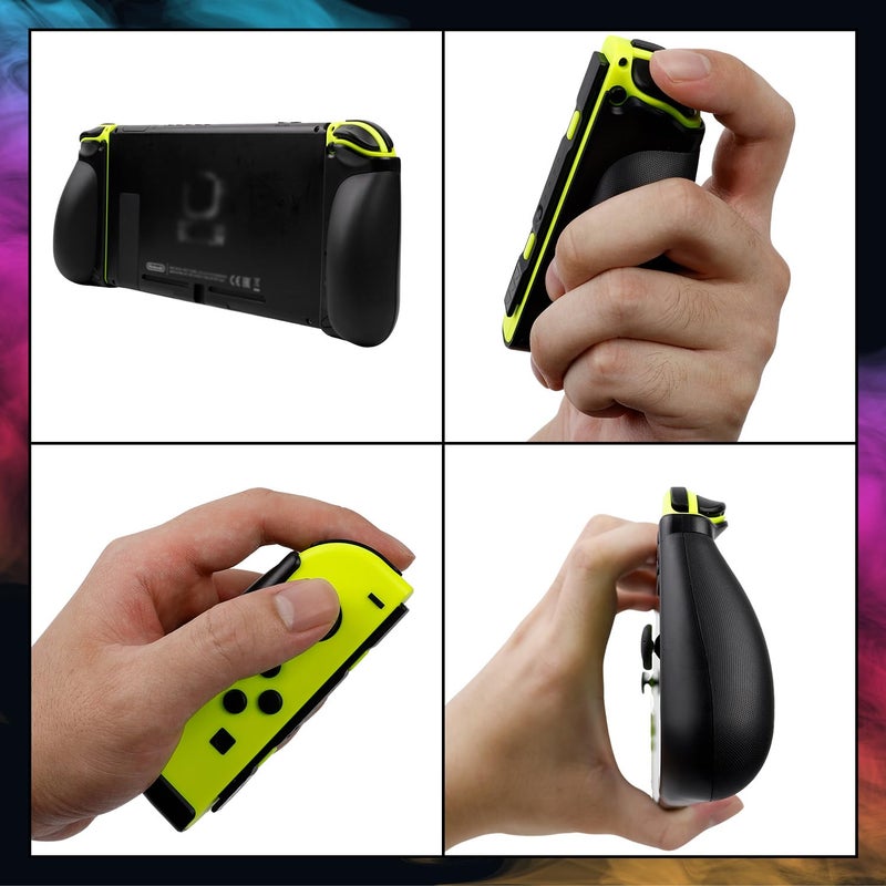 IFYOO SGSX1 Ergonomic Grip Compatible with Switch Joycon Controller, Grip Case Compatible with Joy Con - Black - Image 4