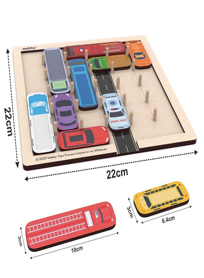 Webby Traffic Jam Table Top Board Game | Fun Family Puzzle Game for Teenagers, Adult and 4+ Yeras Kids - Image 5