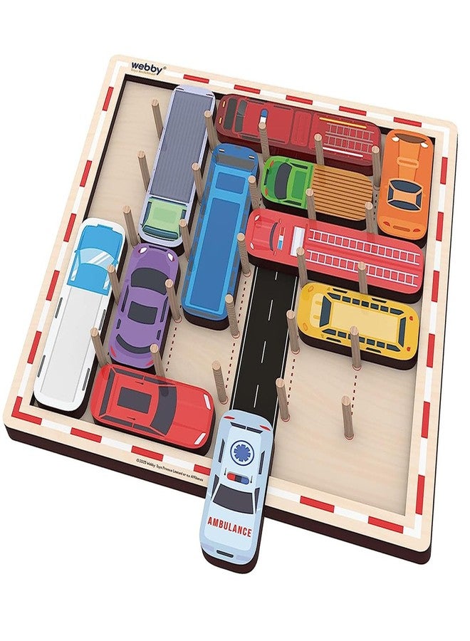 Webby Traffic Jam Table Top Board Game | Fun Family Puzzle Game for Teenagers, Adult and 4+ Yeras Kids - Image 1