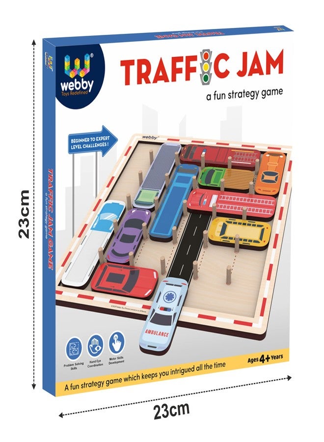 Webby Traffic Jam Table Top Board Game | Fun Family Puzzle Game for Teenagers, Adult and 4+ Yeras Kids - Image 3