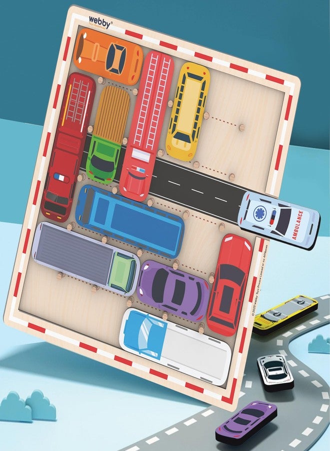Webby Traffic Jam Table Top Board Game | Fun Family Puzzle Game for Teenagers, Adult and 4+ Yeras Kids - Image 2