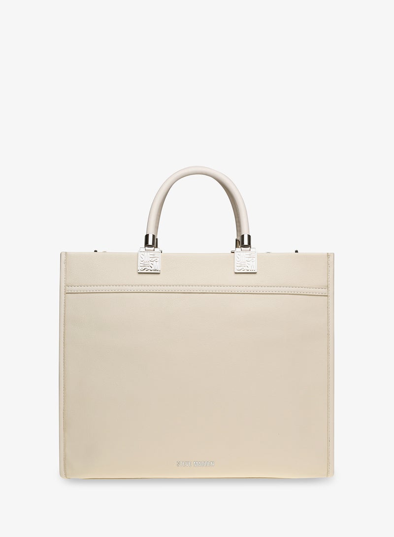 STEVE MADDEN BRICHES Logo Detail Tote Bag - Image 2