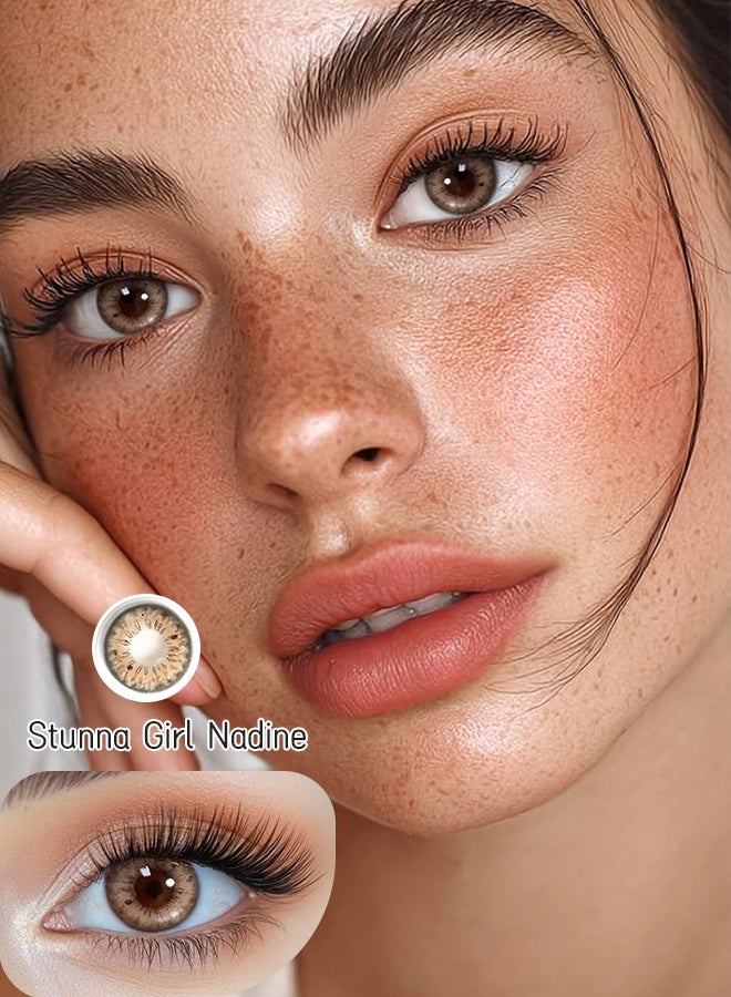 عيون غامضة ميستيك آيز ستونا جيرل “Nadine” 14.20 مم – عدسات لاصقة تجميلية لمدة 6 أشهر - Image 1