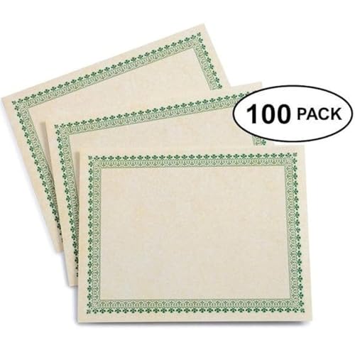 Gartner Studios Border Paper Certificates - 100 CT 74930, White - Image 2