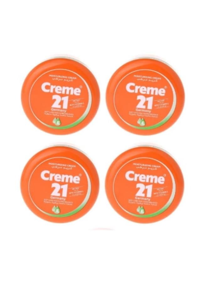 كريم 21 4 قطع كريم 21 كريم مرطب إي 50 مل - Image 1