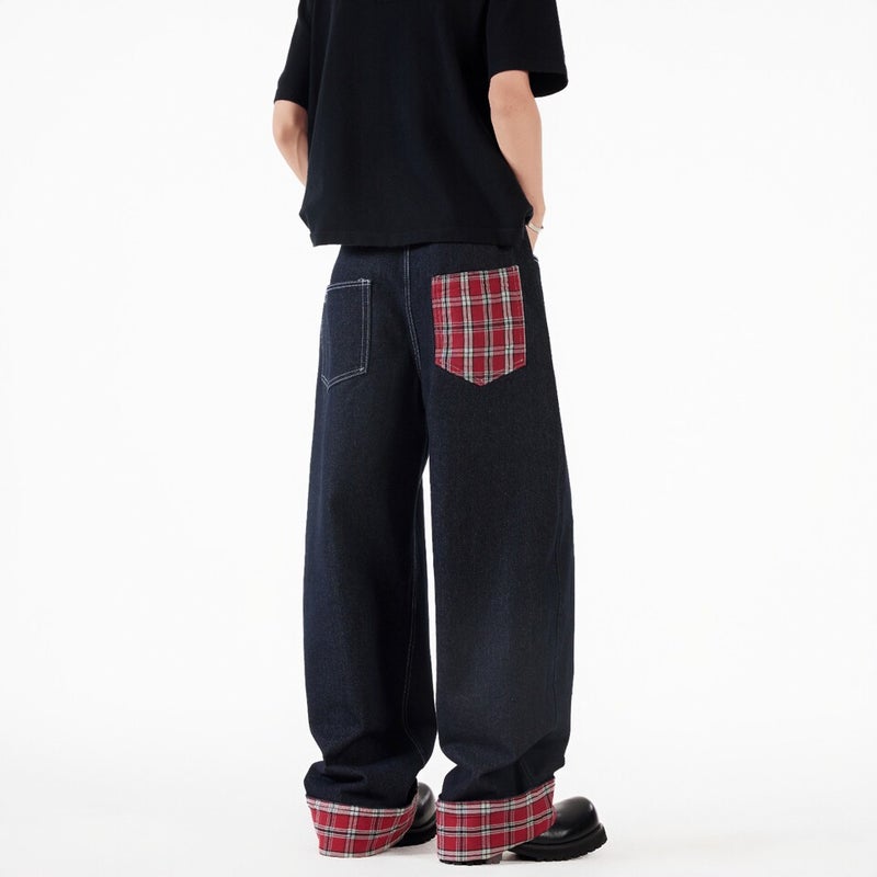 Unisex Classic Denim Jeans Loose Fit Daily Outdoor Wear - Image 1