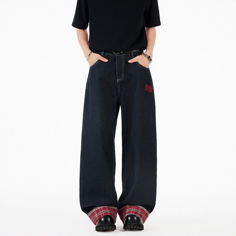 Unisex Classic Denim Jeans Loose Fit Daily Outdoor Wear - Image 5