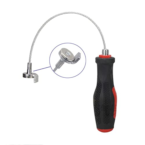 DPTOOL أداة إزالة قابس الزيت المغناطيسي القوي DPTOOL مع مفتاح مضاد للحروق 13 بوصة - Image 1