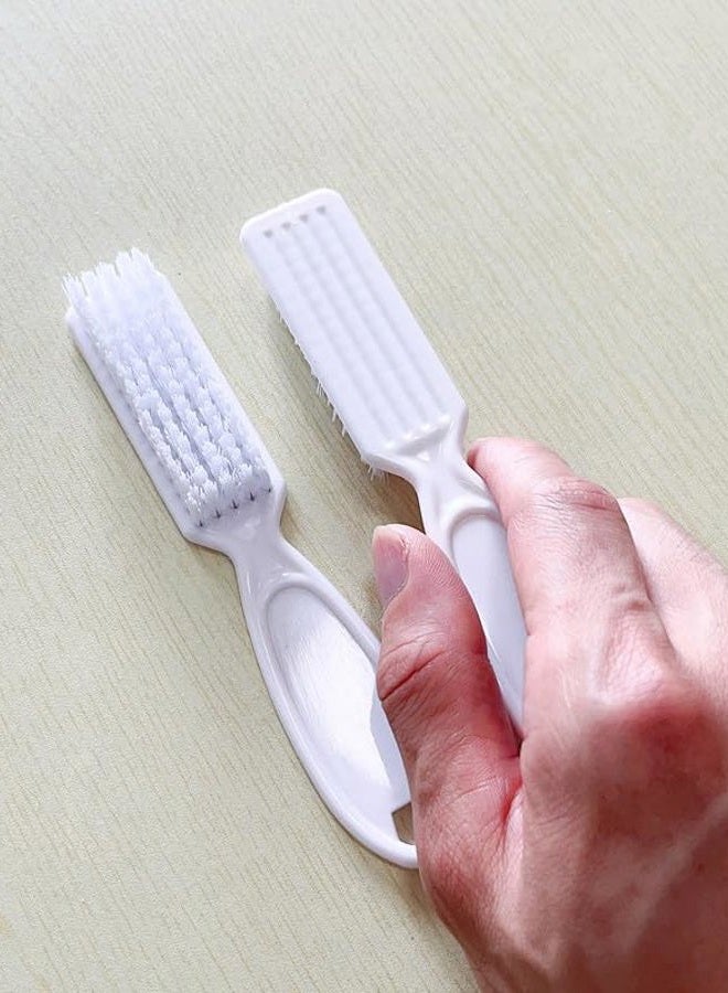 SQULIGT 12Pcs Nail Brush for Cleaning Fingernails, Handle Grip Cleaning Brush for Nail and Toenail, Nail Dust Brush Manicure Pedicure Tools Scrubbing Brush Women Men Home Salon(White) - Image 5