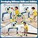 AIGIMU Toddler Sports Toys 3in1 Toddler Basketball Hoop Soccer Golf Activity Center Basketball Hoop for Kids 131 2 3 Year Old Boys Girls Toy Montessori Toys for Toddlers Baby - Image 4