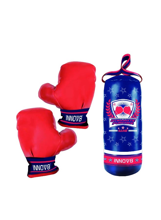 Hostfull Youth Mini Boxing Set – Hanging Punching Bag with 2 Professional Style Boxing Gloves – Kids Beginner Heavy Bag for Active Play, Fitness, and Stress Relief – Ages 5+ - Image 3