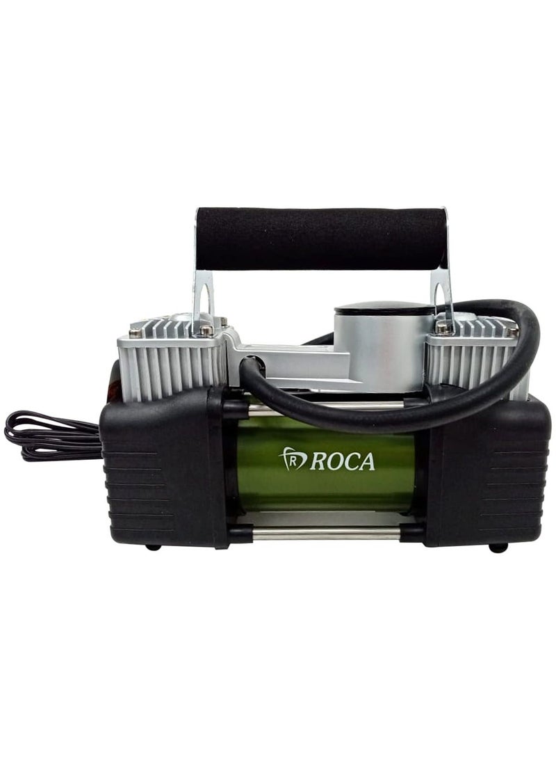 ROCA Inflator 12V 150 85L 30AMP 2 cylinder Air Compressor For Vehicles High Quality - Image 2