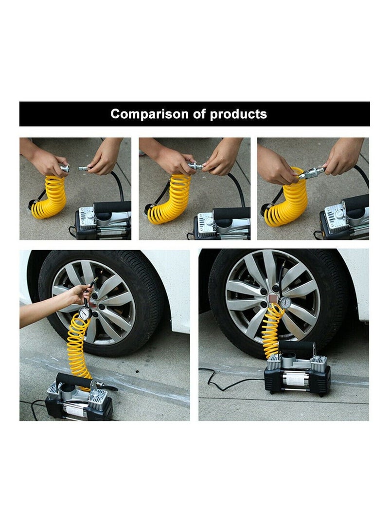 ROCA Inflator 12V 150 85L 30AMP 2 cylinder Air Compressor For Vehicles High Quality - Image 5