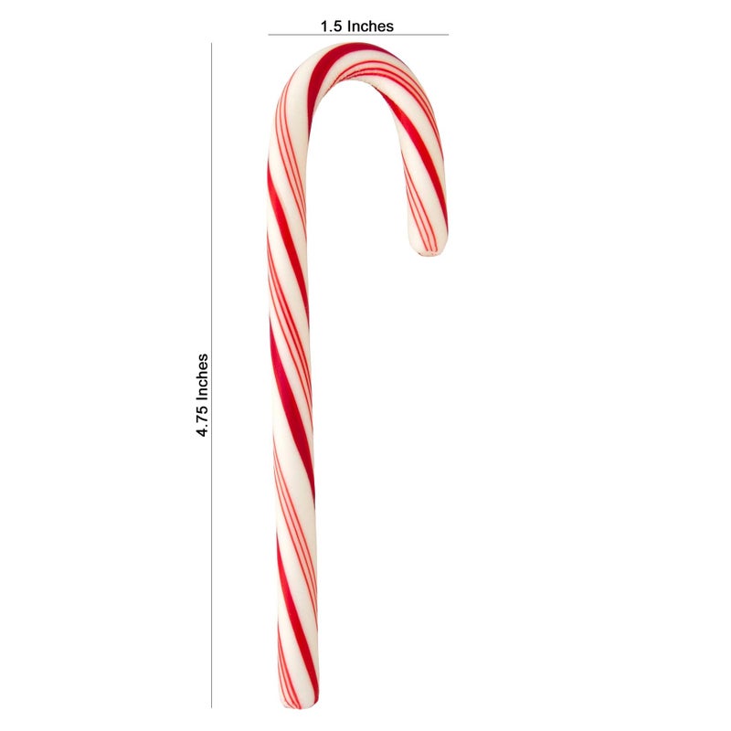 MUCHAI INNOVATIONS Candy Canes Peppermint Flavored 120 Pieces Individually Wrapped Red & White - Holiday Edible Regular Size Bulk Pack Candy Cane - Image 2