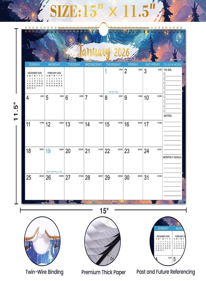 Journaltastic 2026 Calendar - Wall Calendar 2026, Jan 2026 - Dec. 2026 - Image 5