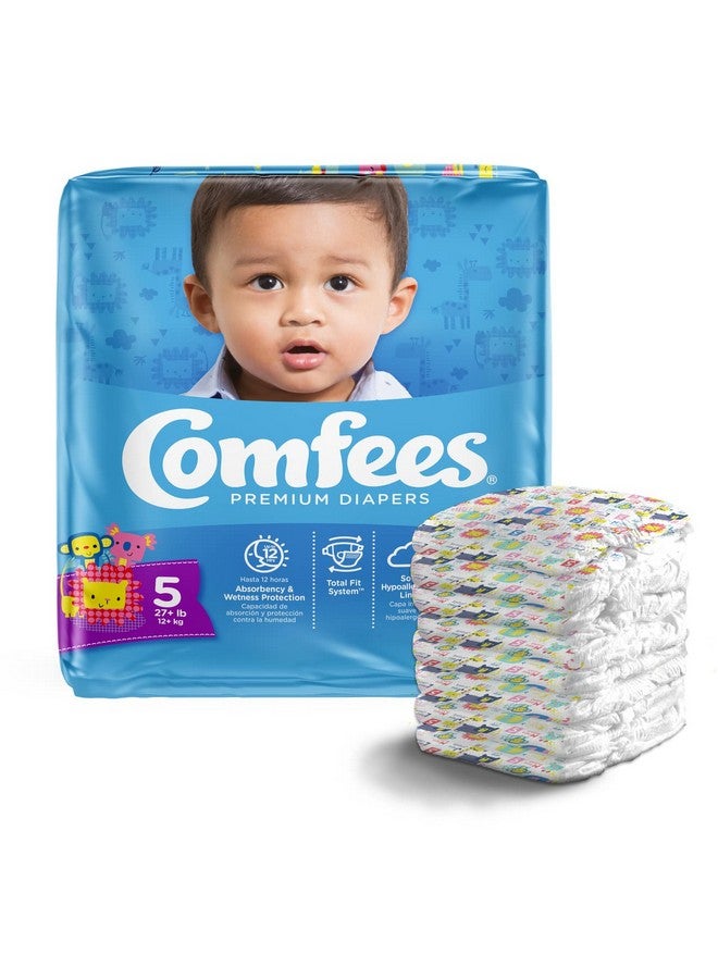 Comfees Premium Baby Diapers With Total Fit System For Boys & Girls Size 5 27Count Cmf5 - Image 2