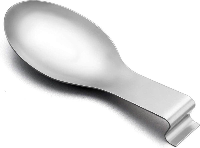 INKULTURE Stainless Steel Spoon Rest for Home & Kitchen, Pack 01 Pcs | Extra Large | Spatula Ladle Holder | Spoon Rest Holder - Image 1