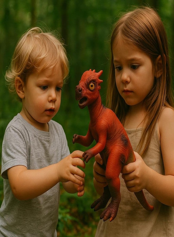 DTR Creation Pachycephalosaurus Dinosaur Toy for Kids - 26cm Realistic Soft Dinosaur Figure | Educational & Imaginative Play for Boys & Girls - Image 4
