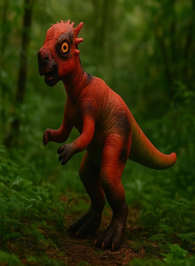 DTR Creation Pachycephalosaurus Dinosaur Toy for Kids - 26cm Realistic Soft Dinosaur Figure | Educational & Imaginative Play for Boys & Girls - Image 2
