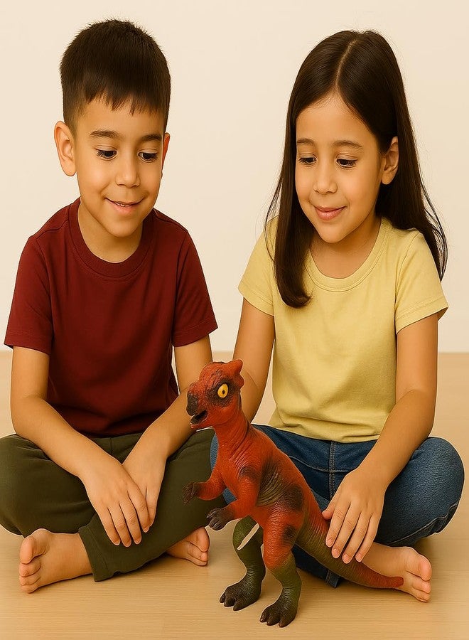DTR Creation Pachycephalosaurus Dinosaur Toy for Kids - 26cm Realistic Soft Dinosaur Figure | Educational & Imaginative Play for Boys & Girls - Image 3