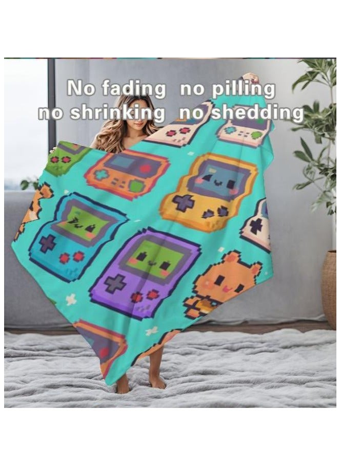 عام بطانية رقيقة من الفانيلا (دافئة ومريحة، ومناسبة للنوم واستخدام الألعاب وإزالة الغبار ومقاومة للرمل) 150 سم * 200 سم - 625 - Image 1