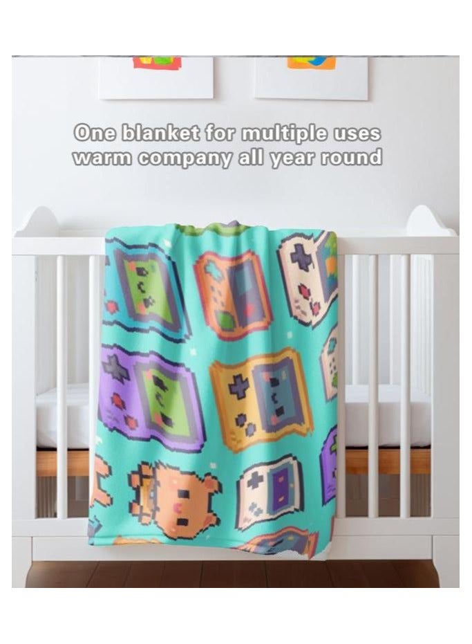 عام بطانية رقيقة من الفانيلا (دافئة ومريحة، ومناسبة للنوم واستخدام الألعاب وإزالة الغبار ومقاومة للرمل) 150 سم * 200 سم - 625 - Image 5