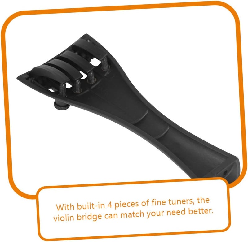 Integrated local logistics Abaodam Violin Tailpiece Ebony Bridge for Violin String Bridge Tailpiece Fine Tuners Trendy versatile build Light & sturdy Long lifespan Diverse operating method fit Wide range expanded design Different assemble options Ready goods scheduled ship Local licensed courier Storage burden minimized build Worldwide popular practical build Elegant appearance Gulf market standard build Nationwide courier network Transparent body Modern practical shape Updated modern design Set product combo compatible Hot & cold climate compatible Fast warehouse picking All item simple matching build Batch consistent craftsmanship Trendy economical quality Safe material Non sticky surface - Image 5