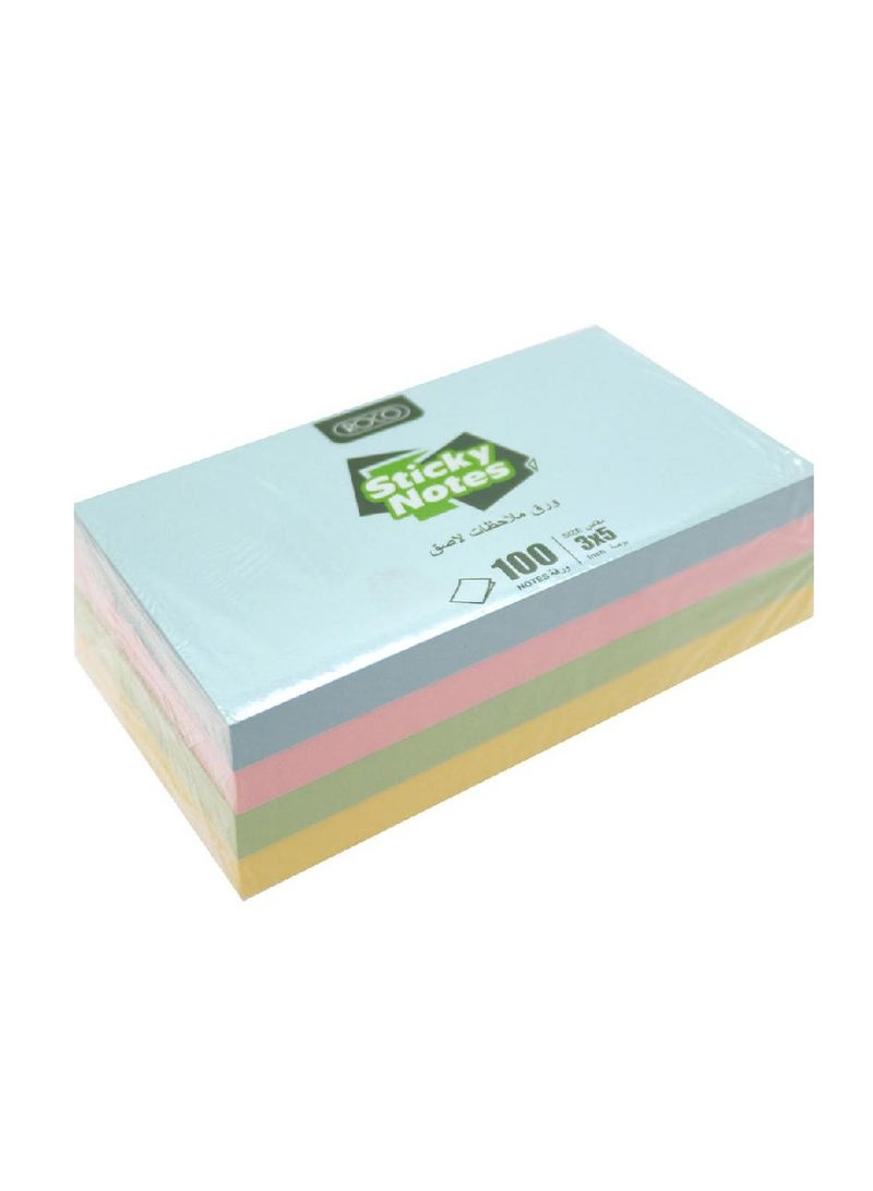 روكو مجموعة متنوعة من أوراق الملاحظات اللاصقة 3 × 5 في 100 ورقة - Image 2