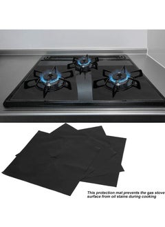 Reko Gas Stove Protector - Dewin Gas Range Stove Burner Covers Protector, Non-Stick Oil Protection Mat, Kitchen Tool, Gas Stove Burner Covers, 8 Pcs  - Image 5