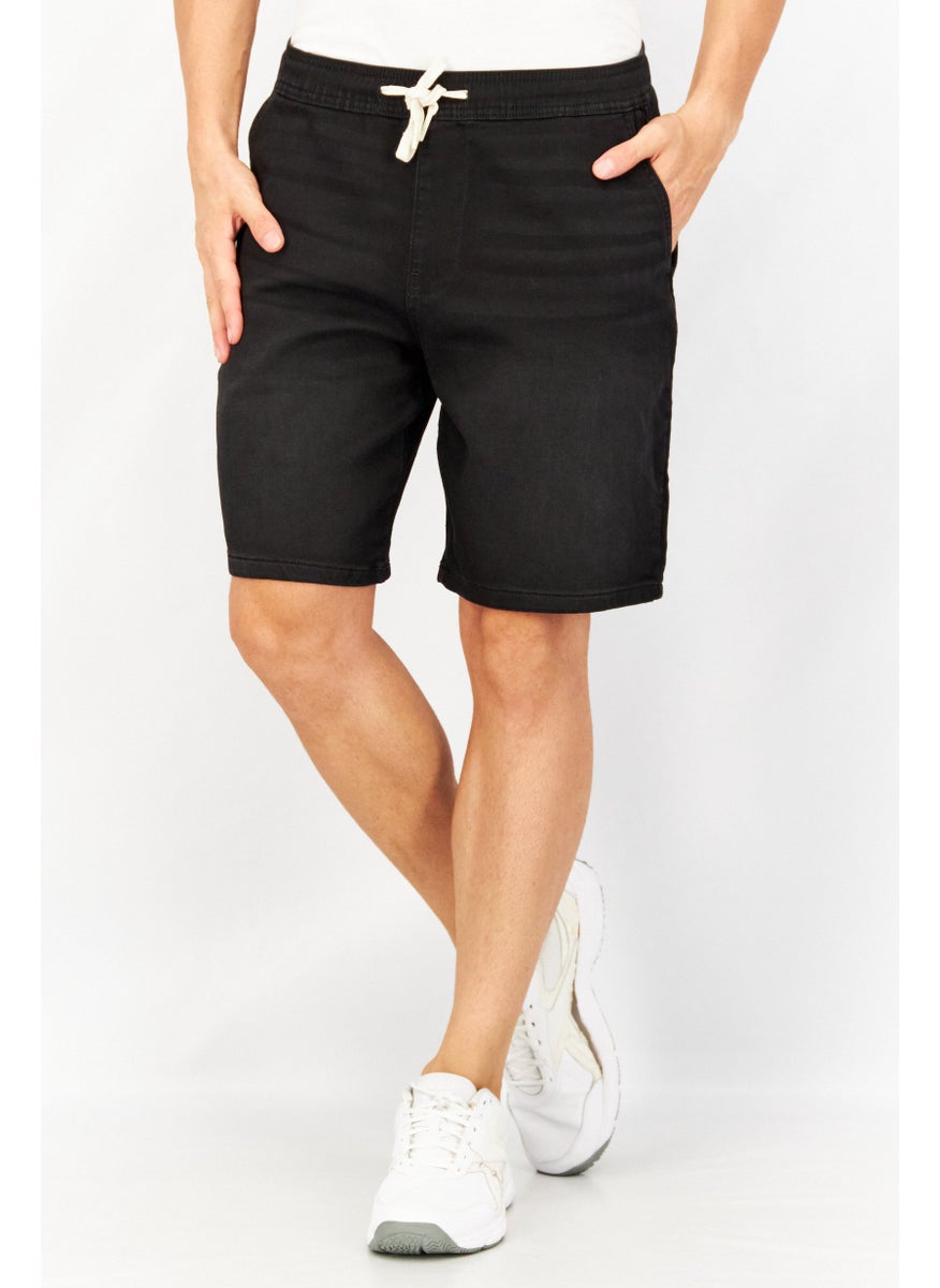 Men Drawstring Solid Stretchable Basic Short, Black - pzsku/ZAB0F5E8EF6F6A299E325Z/45/_/1726669310/c1ab5e16-db5c-4876-a66c-14b001f23156