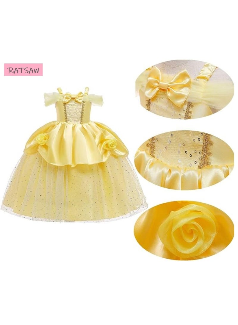 RATSAW Princess Birthday Party Dress Set for Girls - Image 3
