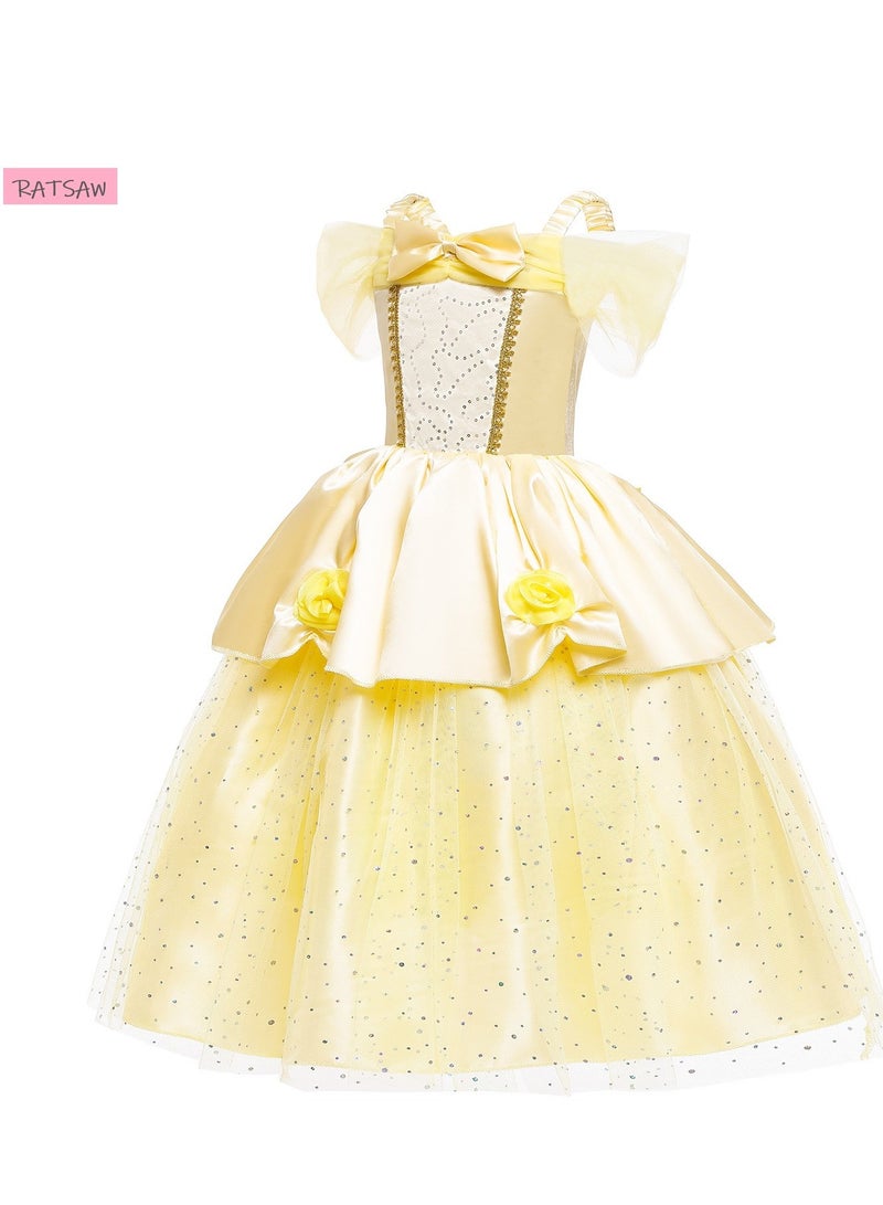 RATSAW Princess Birthday Party Dress Set for Girls - Image 4