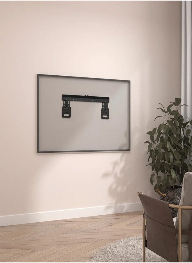 Skill Tech SH LED01 Ultra Slim Micro-Gap Fixed TV Wall Mount for 37-80 Inch Screens, Max VESA 600x400, Max Load 75kg – Black  - Image 2
