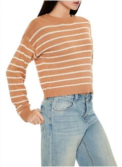 FOREVER 21 Striped Drop-Sleeve Sweater  - Image 4