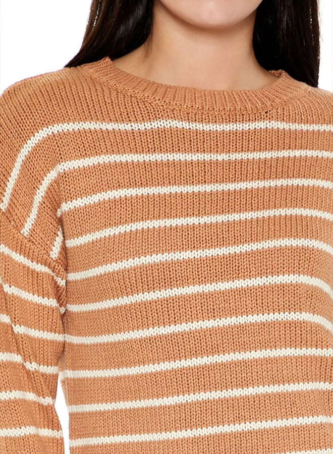 FOREVER 21 Striped Drop-Sleeve Sweater  - Image 3