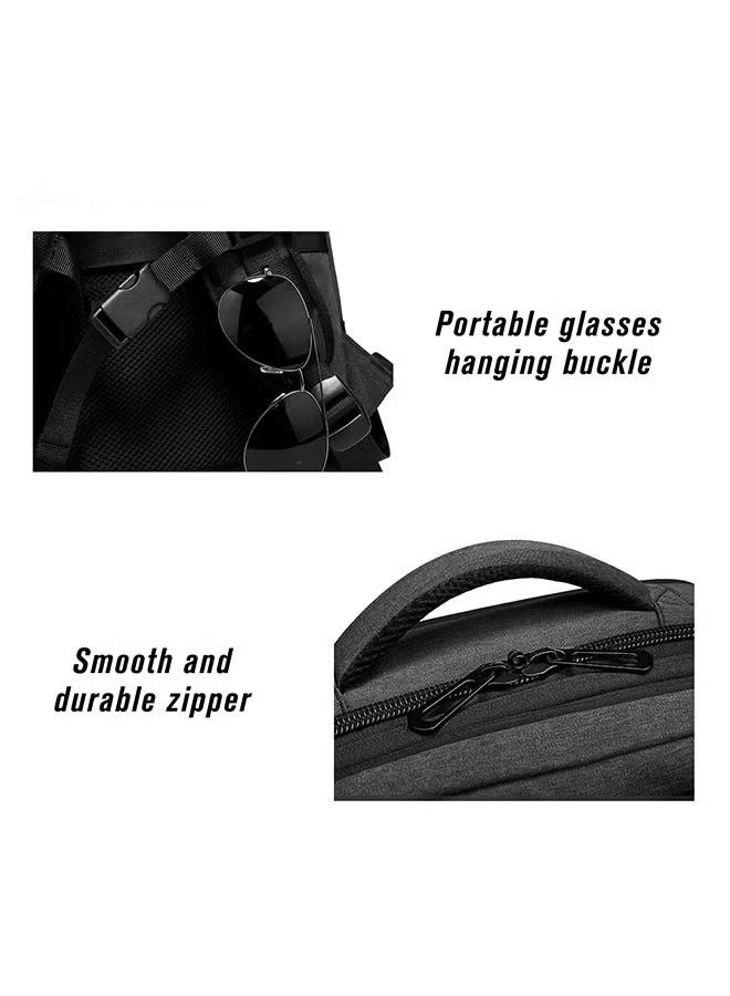 ميكسد عارضة الناقل التسلسلي العام حقيبة كمبيوتر محمول الأعمال اليدوية للتوسيع حقيبة الظهر أزياء قدرة كبيرة متعددة حقيبة تخزين حقيبة سفر - Image 3