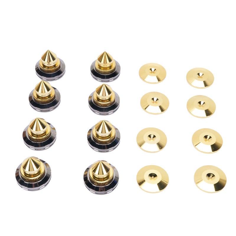 Speaker Isolation Spikes Adjustable Pure Copper - Vibration Damping & Resonance Reducing Speaker Foot Spikes for Home Theater Audiophile Audio Equipment - Image 3