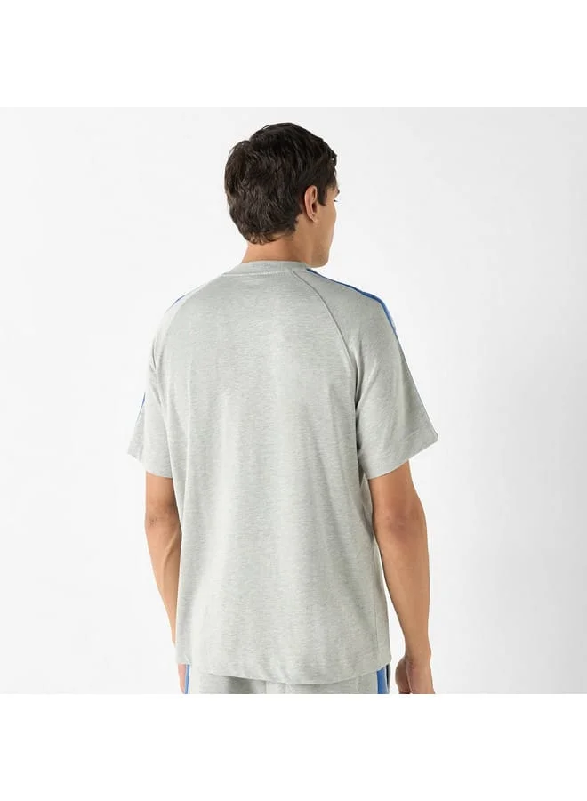 Kappa Kappa Logo Print T-shirt with Short Sleeves